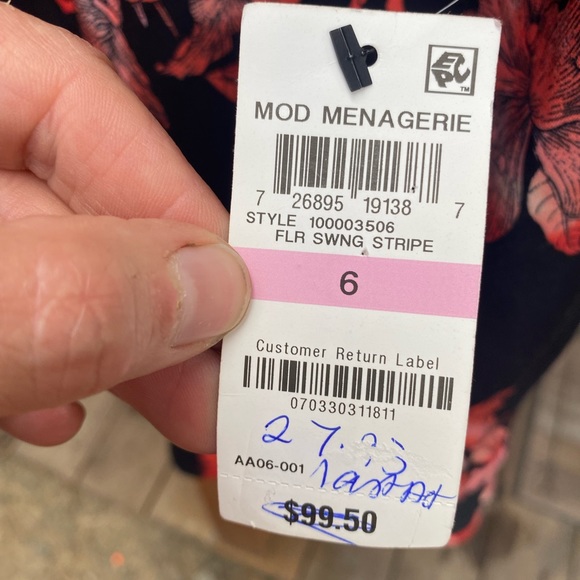 ALFANI semi-formal/professional long sleeve dress - Picture 5 of 5